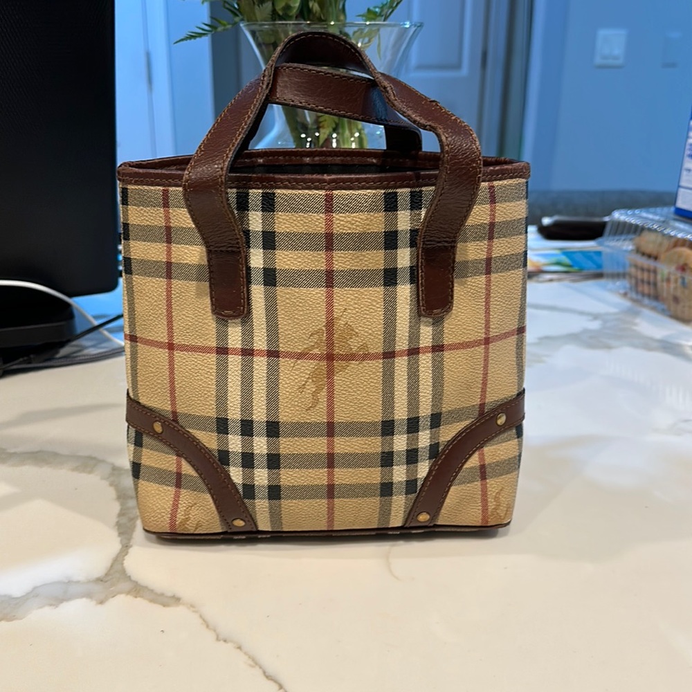 Burberry Haymarket Check Mini Tote